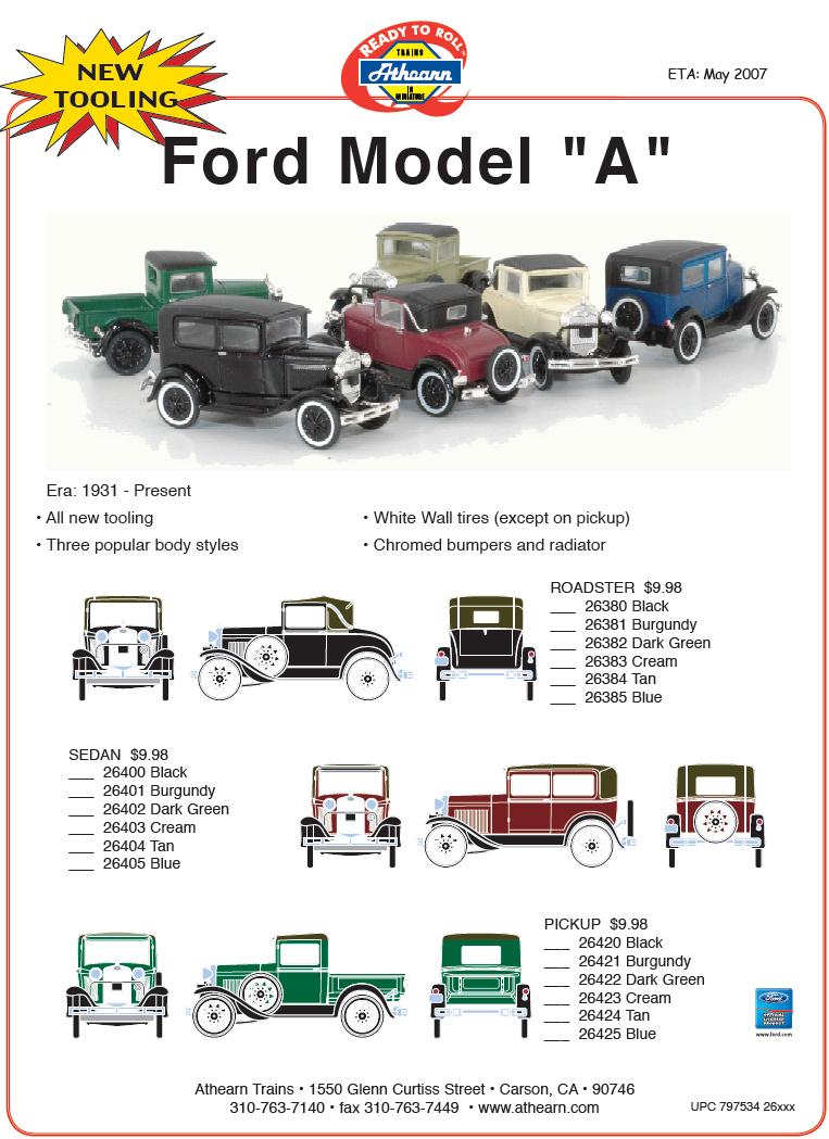 HO Ford Model A