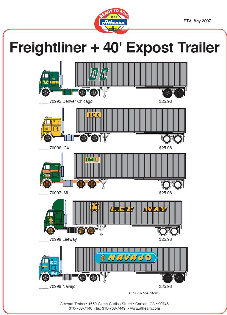 HO Freightliner 40 expost