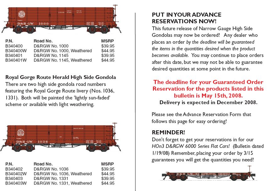 March Blackstone Flyer Gondolas Page 2