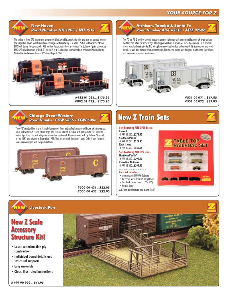 Micro Trains Nov 2007 Flyer Page 3