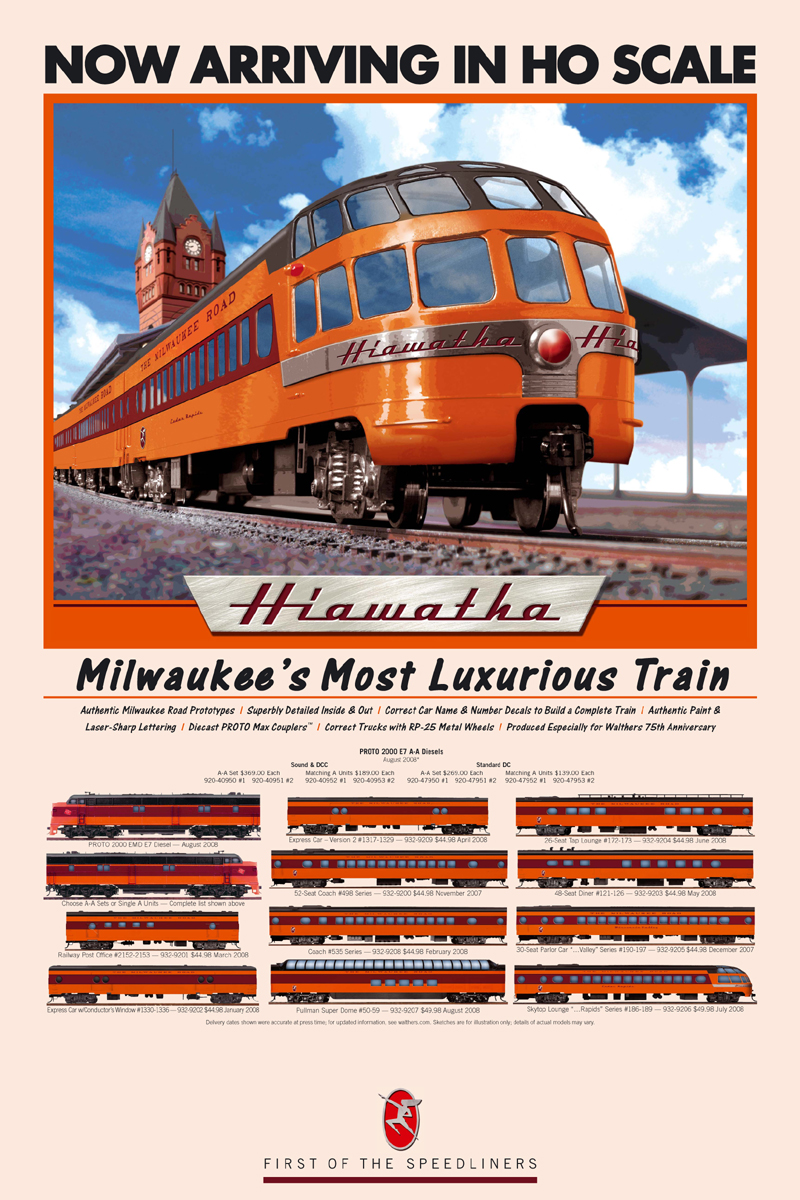 Walthers Hiawatha Train