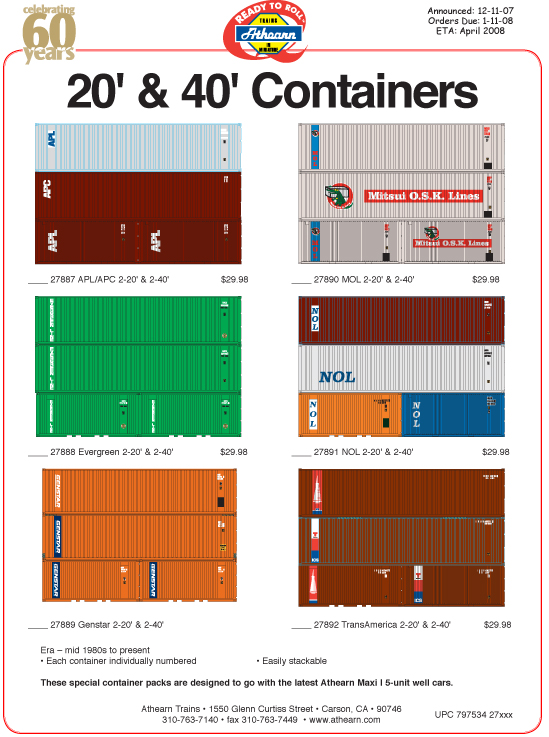 20' & 40' containers