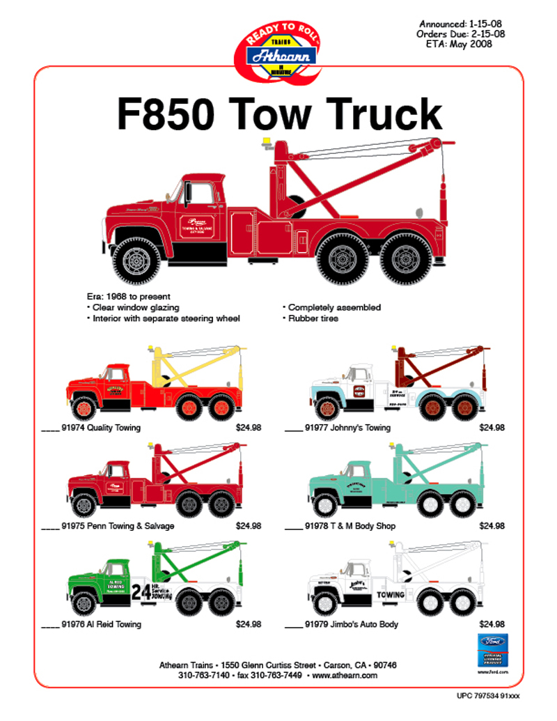 ford 850 tow