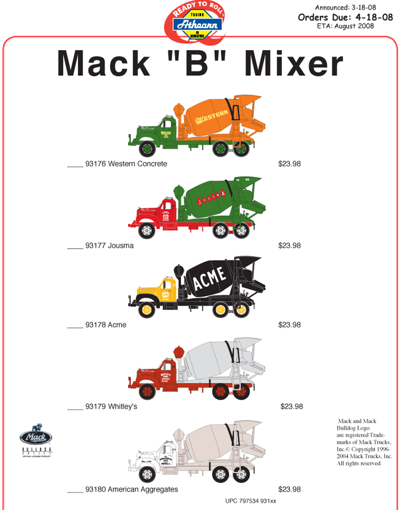 mack B mixer