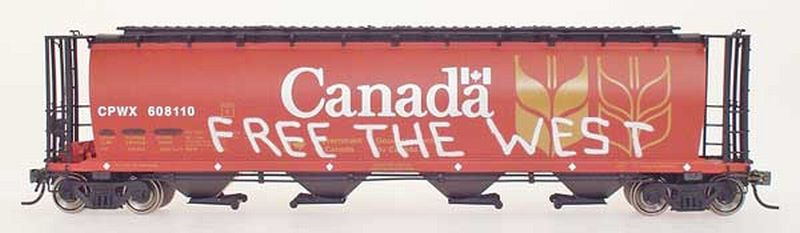 HO CP Red Canada Cars 3 HO CP Red Canada Cars 3