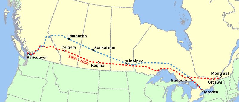 The Canadian Route Map