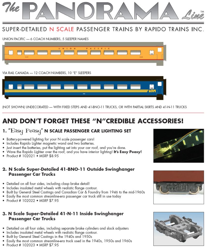 N Scale Rapido Trains Page 3