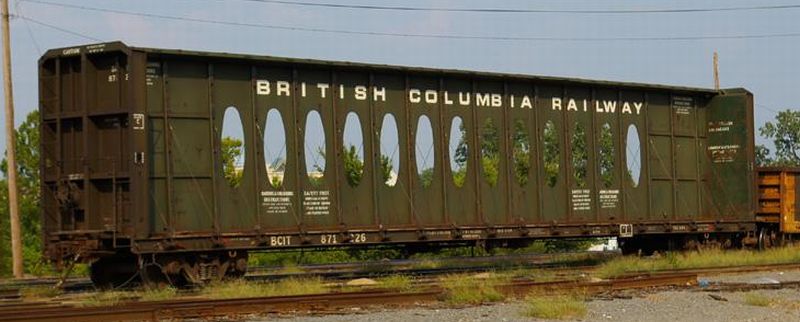 BC Rail Centerbeam Photo by Bryce Denny