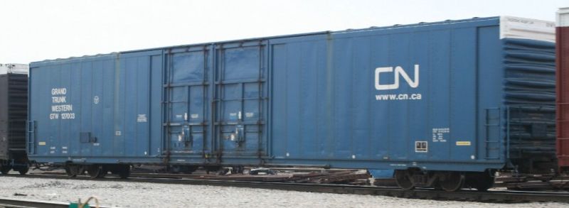 N Scale 86 ft Highcube Autoparts Boxcar