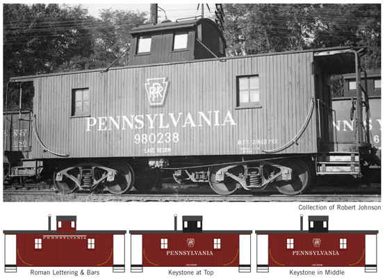 pennsy wood caboose