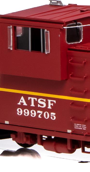 ATSF version features sliding cupola side windows