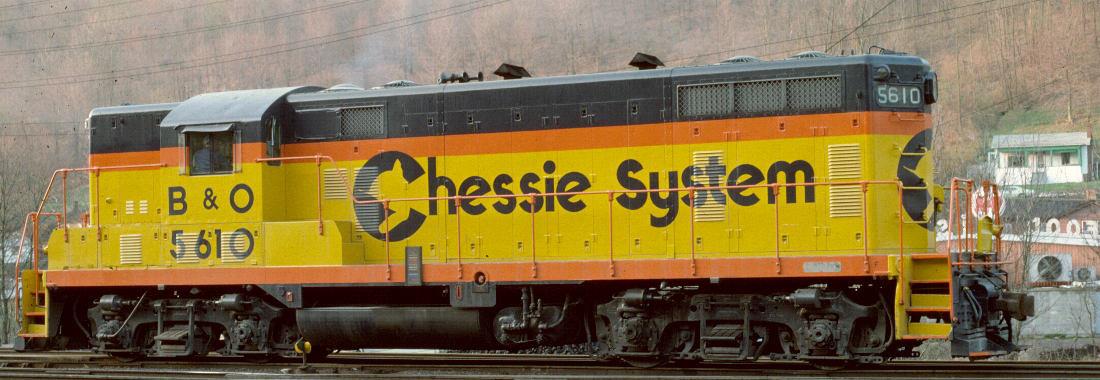 GP7 Diesel Locomotive Chessie System (B&O) #5610