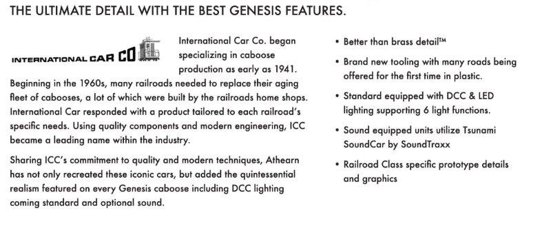 ICC Cabooses Info