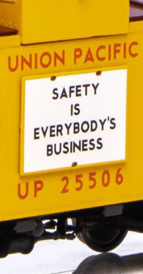 UP 1960s era feature “Billboard” safety slogans