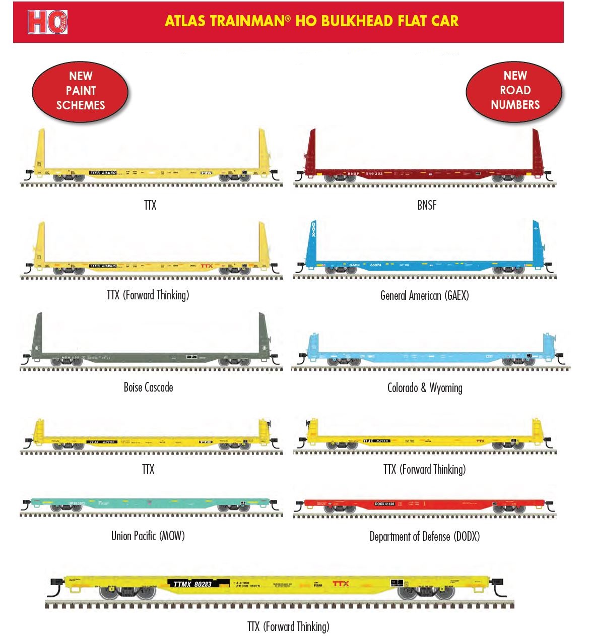 Bulkhead Flat Car Media Page