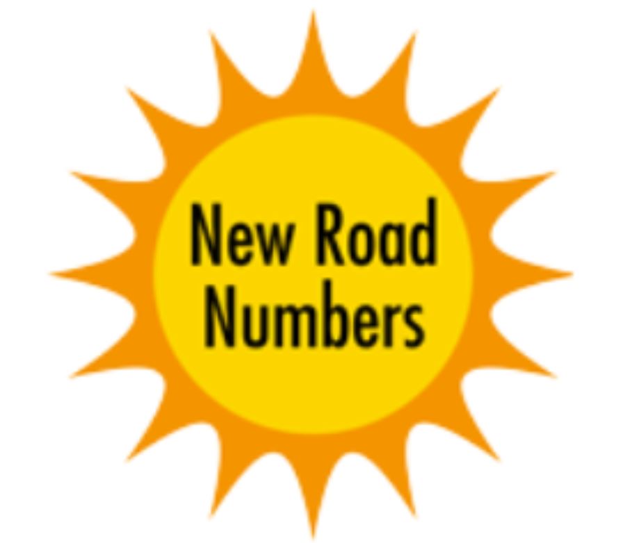 New Road Numbers