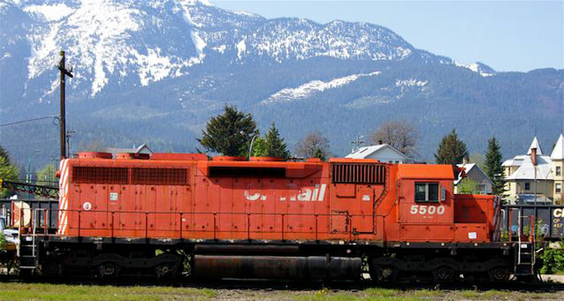 SD40 CP 5500 right side