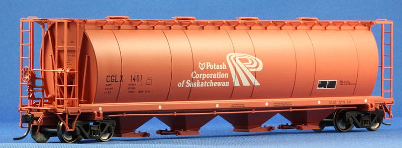 Z Scale INTERMOUNTAIN 85219-06 POTASH 59' Cylindrical Hopper # 1680 