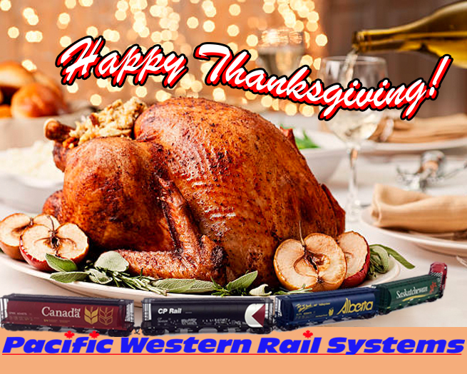 PWRS NARC Happy Thanksgiving Train