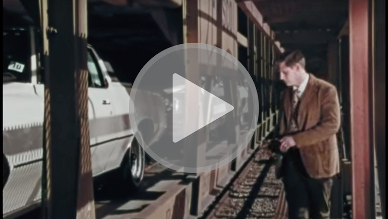 The history of container cars and how GM used them to transport cars across the USA