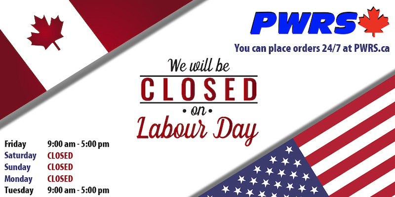 2022 Labour Day Holiday Closed