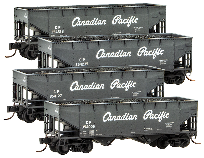 Canadian Pacific Script 4 pack 2 Bay 33ft Hoppers