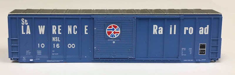 St. Lawrence N Scale 5077 Pullman Standard Boxcar - Side St. Lawrence N Scale 5077 Pullman Standard Boxcar - Side