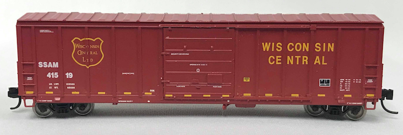 Wisconsin Central N Scale 5077 Pullman Standard Boxcar