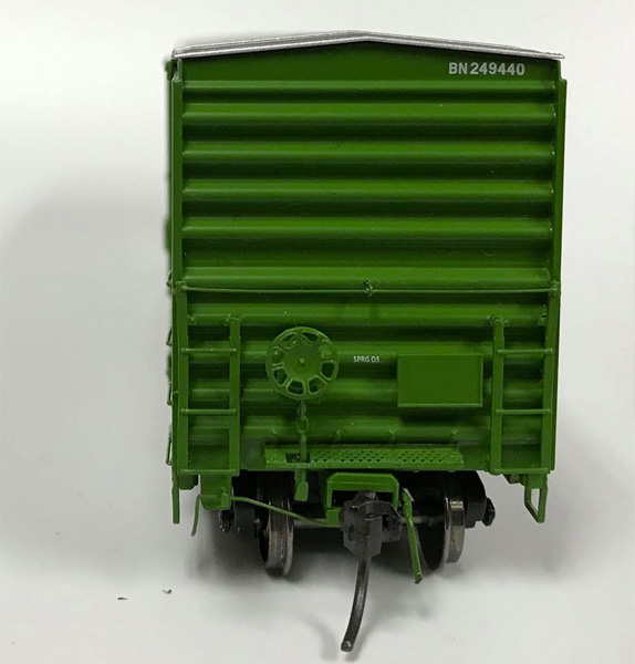 NARC 5077 Pullman Standard Boxcars - Burlington Northern BN - Ends