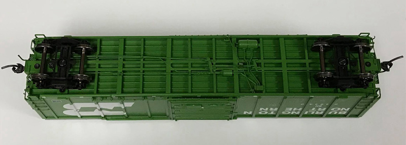 NARC 5077 Pullman Standard Boxcars - Burlington Northern BN - Undercarriage