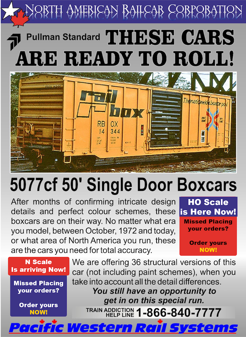 PWRS 5077 PS Boxcars arriving Now!