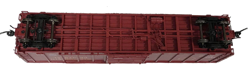 NARC 5077 Pullman Standard Boxcars - Wisconsin Central LTD - Undercarriage