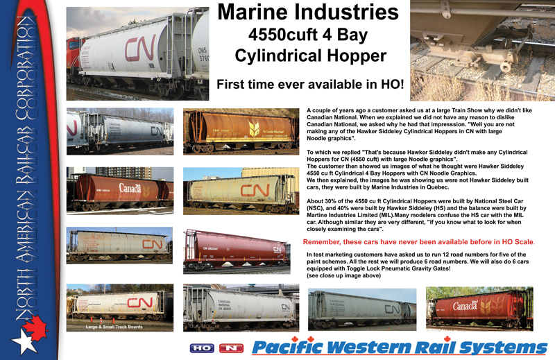 Marine Industries 4550cuft 4 Bay Cylindrical Hopper
