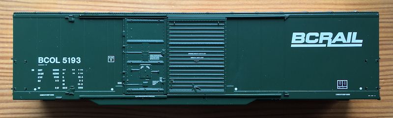 BCOL 5100 Dark Green BC Rail