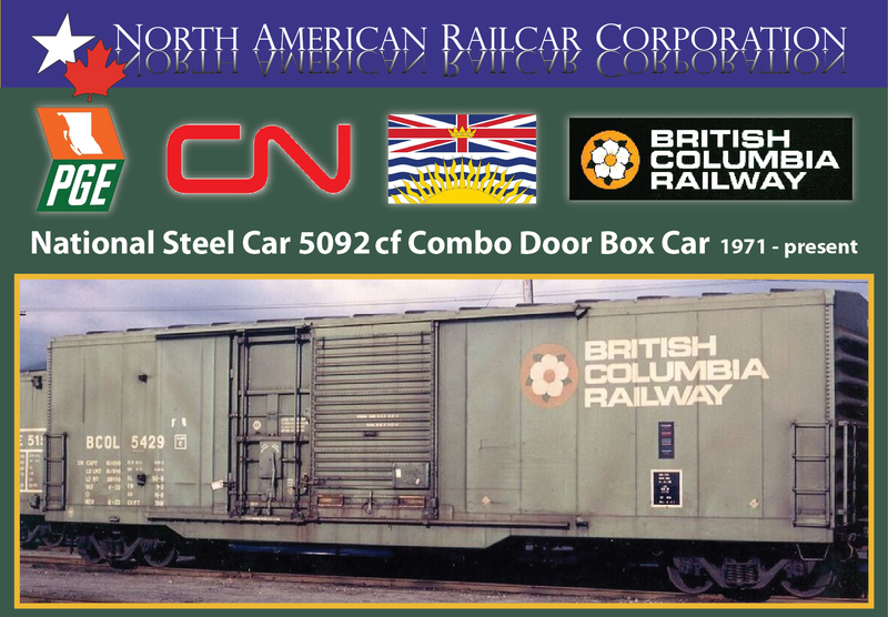 5092 BC Rail Boxcars