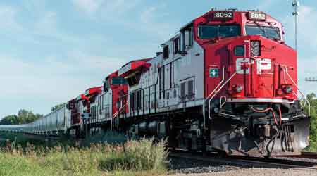 CP sets new monthly record for transporting grain