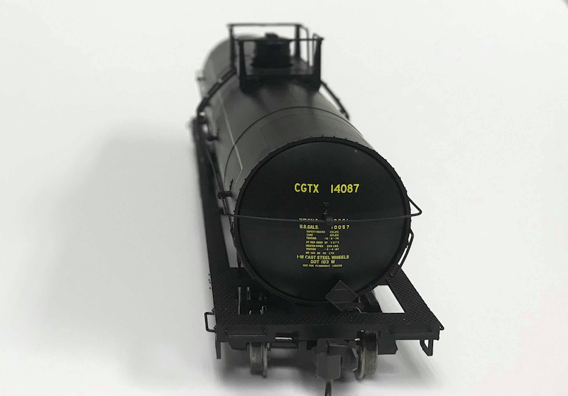 End Hatch of PWRS Exclusive Atlas British Columbia Tank Car