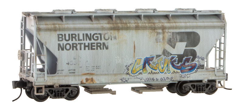 Burlington Northern 2 Bay ACF Cement Service PWRS Exclusive