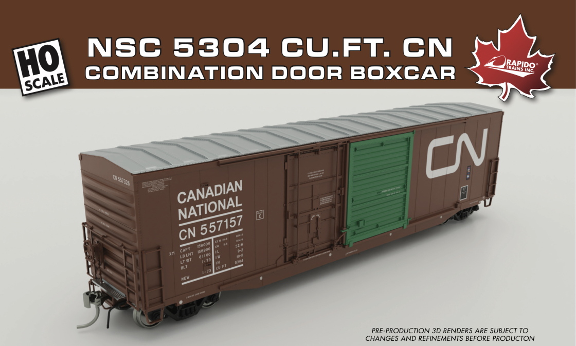 National Steel Car (NSC) 5304 cu.ft. Combination Door Boxcar