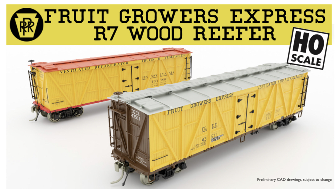 Fruit Growers Express R7 Wood Reefers