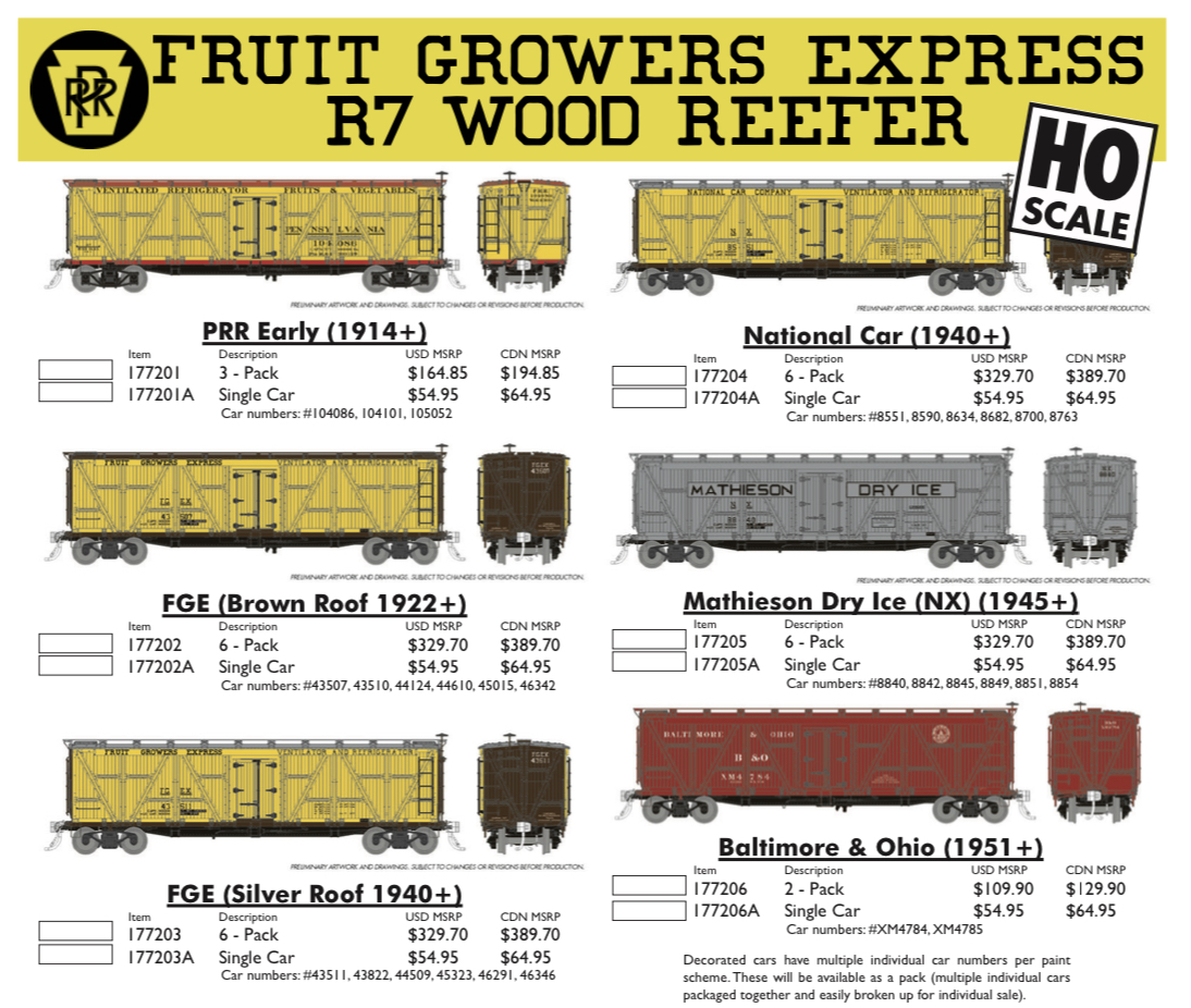 Fruit Growers Express R7 Wood Reefers