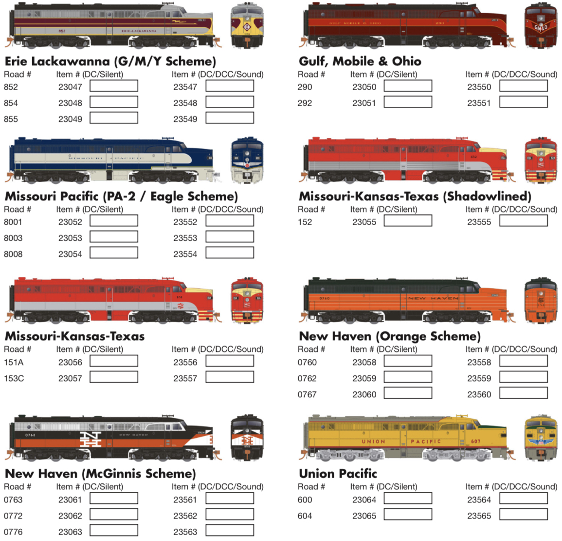 Alco PA & PB Diesel Locomotives 2