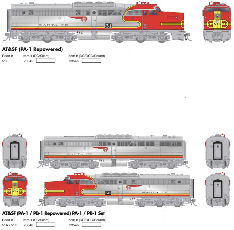 Alco PA & PB Diesel Locomotives
