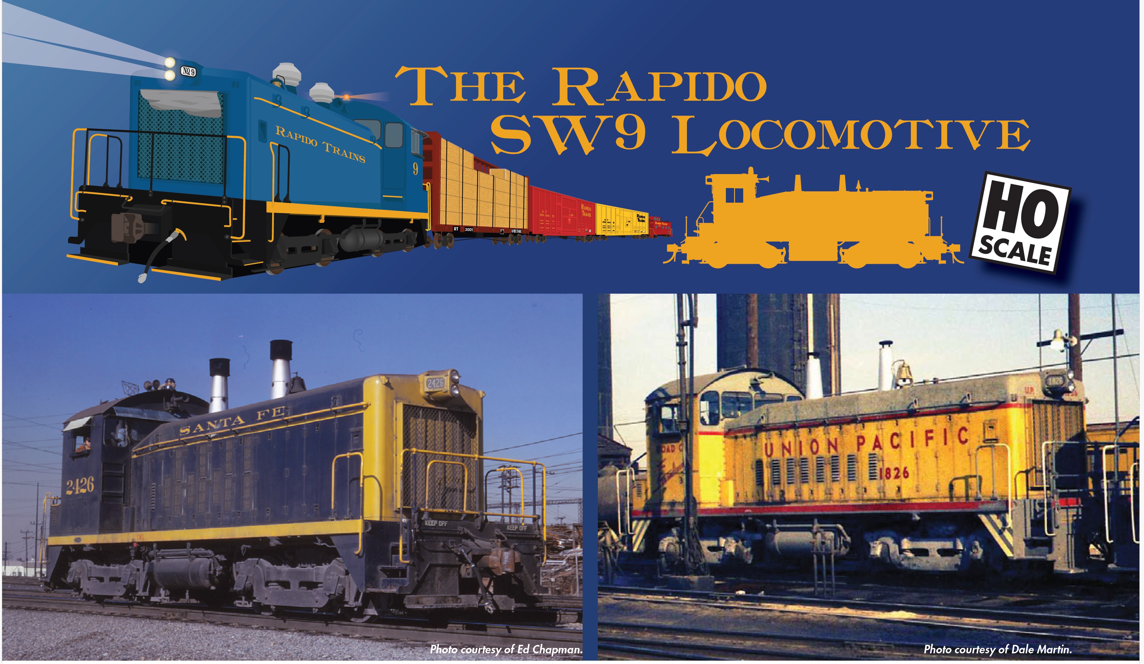 EMD & GMDD SW9 Diesel Locomotives Media Page Header