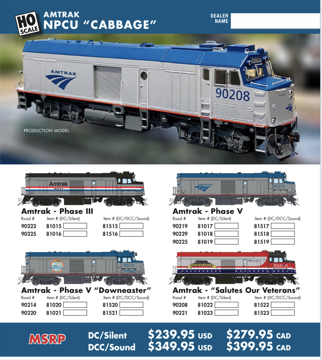 Rapido amtrak f40ph online