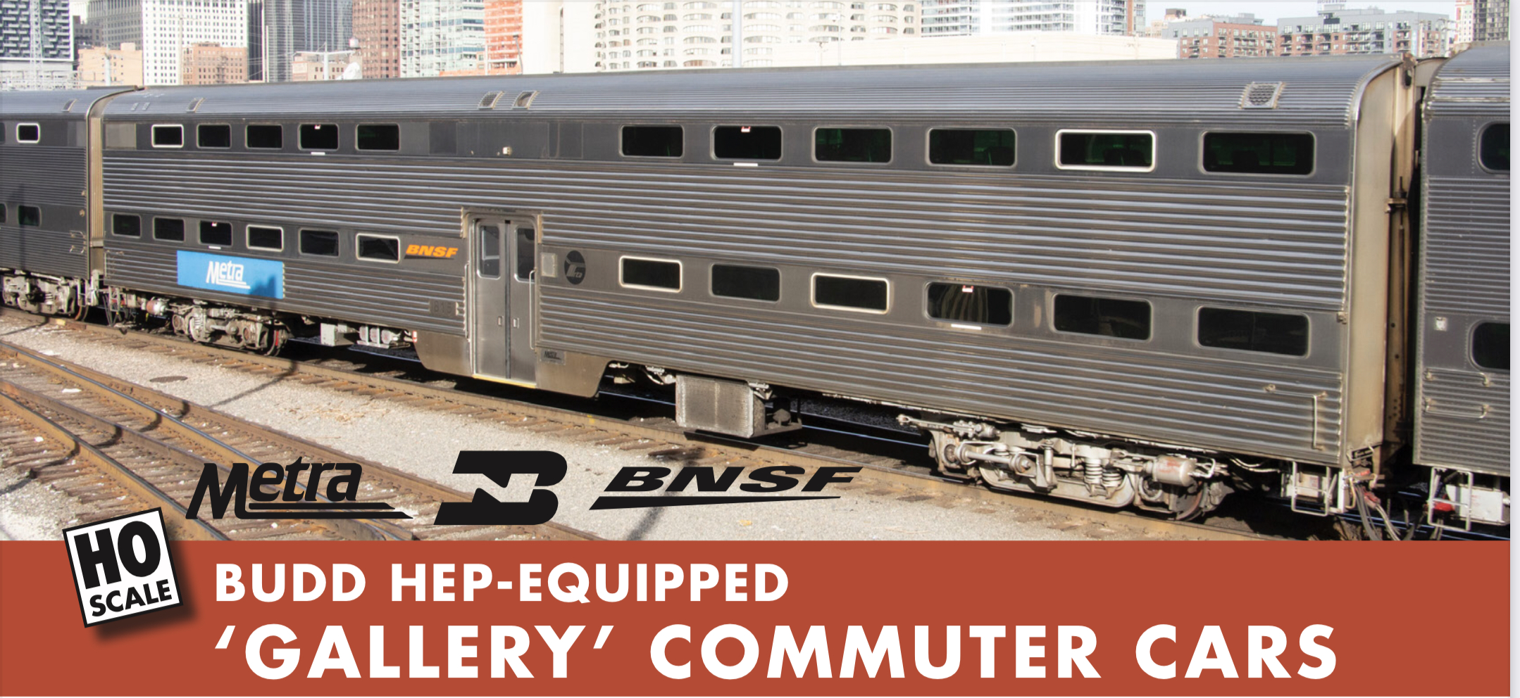 Budd HEP-Equipped ‘Gallery’ Commuter Passenger Car