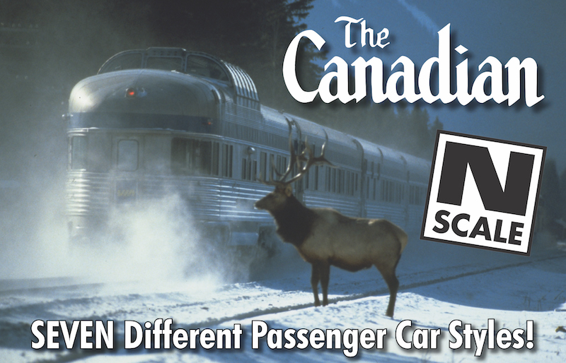N Scale The Canadian 10 Car Passenger Sets