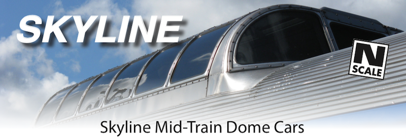 Skyline Mid-Train Dome Cars