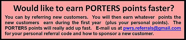 Porters Points Referrals