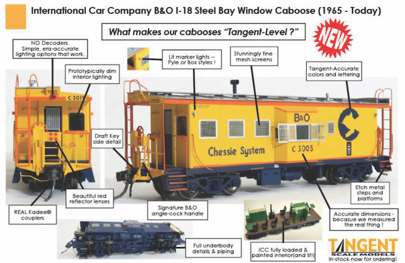 Tangent caboose standards